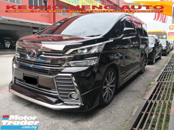 2015 TOYOTA VELLFIRE 2.5 ZG 飞行员座椅 YEAR MADE 2015 JBL 模型师 360 相机满载 2017 ((( 2 年保修 )))