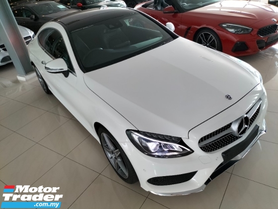 2018 MERCEDES-BENZ C-CLASS C200 AMG LINE COUPE 2.0L UK SPEC UNREG 18  