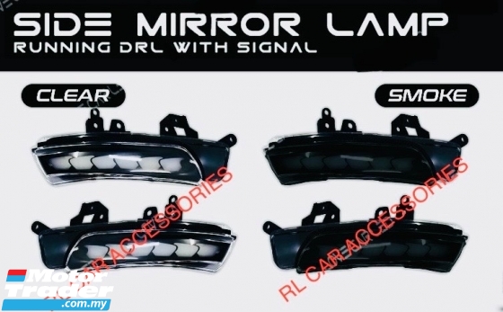 Toyota MarkX Prius Wish Perodua Myvi bezza Axia Dragon scale side mirror led DRL fog lamp light foglamp foglight bodykit Exterior & Body Parts > Lighting 