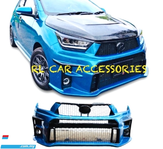 Perodua Axia 2022 2023 2024 2025 GR Front bumper skirt lip diffuser bodykit body kit Exterior & Body Parts > Car body kits 