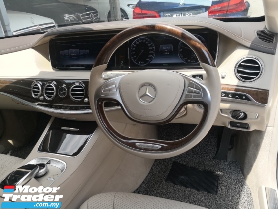 2015 MERCEDES-BENZ S-CLASS S400L CKD TAHUN DIBUAT 2015 73000 km Sahaja Perkhidmatan Penuh HAP SENG STAR ((( 1 Waranti tahun )))