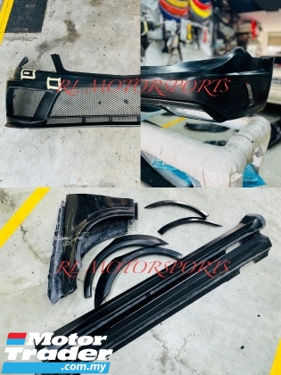 Mercedes Benz w204 Prefacelift convert facelift black series wide bodykit body kit front side rear bumper skirt lip fender cover coupe head tail lamp light DRL Exterior & Body Parts > Car body kits 