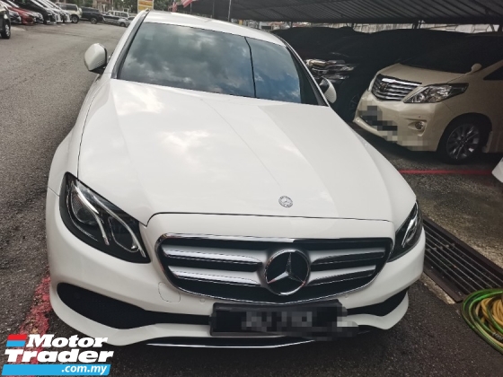 2017 MERCEDES-BENZ E-CLASS MERCEDES BENZ E200 2.0cc W213 AVANTGARDE MODEL (A) REG 2018