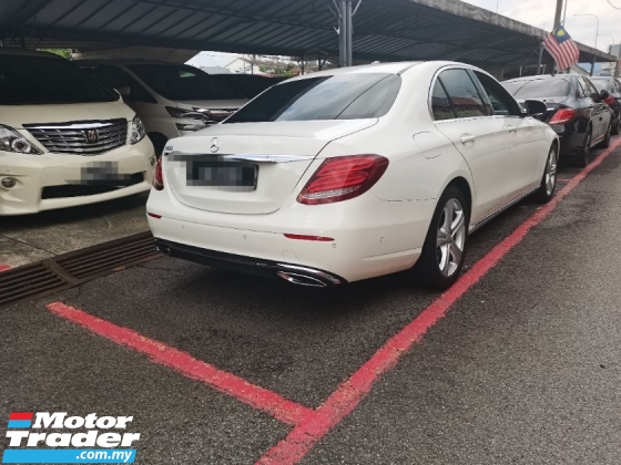 2017 MERCEDES-BENZ E-CLASS MERCEDES BENZ E200 2.0cc W213 AVANTGARDE MODEL (A) REG 2018