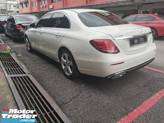 2017 MERCEDES-BENZ E-CLASS MERCEDES BENZ E200 2.0cc W213 AVANTGARDE MODEL (A) REG 2018