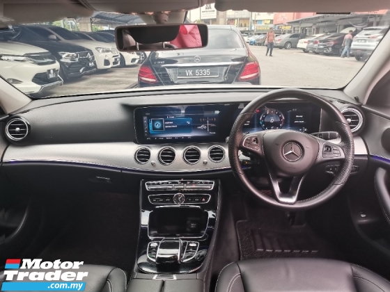 2017 MERCEDES-BENZ E-CLASS MERCEDES BENZ E200 2.0cc W213 AVANTGARDE MODEL (A) REG 2018
