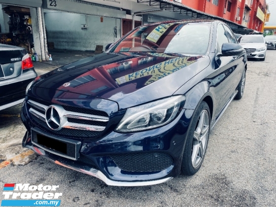 2018 MERCEDES-BENZ C-CLASS C200 AMG CKD Rekod Perkhidmatan Penuh Percuma Waranti 2 tahun