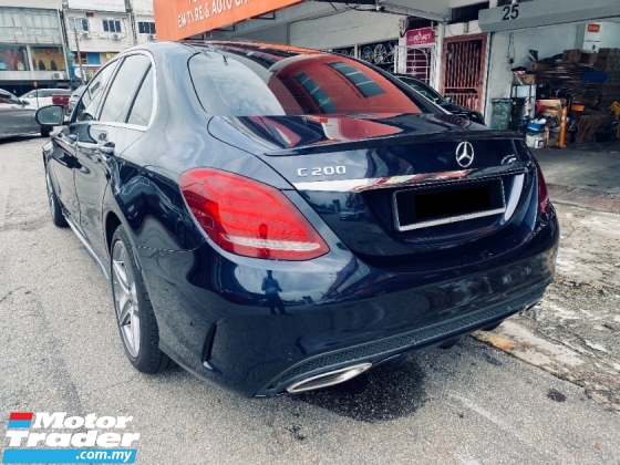 2018 MERCEDES-BENZ C-CLASS C200 AMG CKD Rekod Perkhidmatan Penuh Percuma Waranti 2 tahun