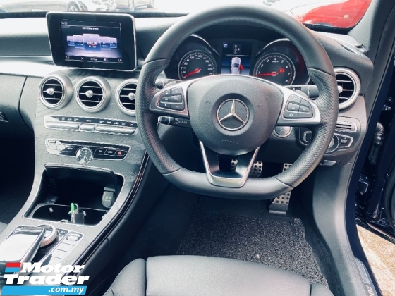 2018 MERCEDES-BENZ C-CLASS C200 AMG CKD Rekod Perkhidmatan Penuh Percuma Waranti 2 tahun