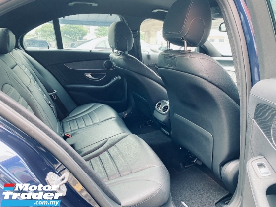2018 MERCEDES-BENZ C-CLASS C200 AMG CKD Rekod Perkhidmatan Penuh Percuma Waranti 2 tahun