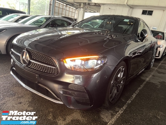 2021 MERCEDES-BENZ E-CLASS E300 COUPE 2.0 AMG Premium Facelift MULTIBEAM LIGHT DIGITAL METER 2021 UNREG LIKE NEW TINTED COATING