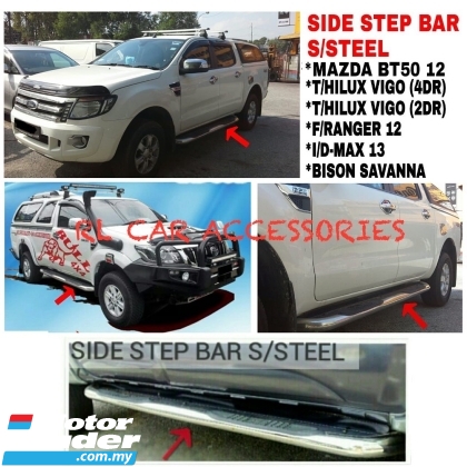 BULLTEC Foot door side step running board hilux vigo mazda bt50 ford ranger t6 t7 t8 isuzu dmax bison savanna bodykit Exterior & Body Parts > Body parts 