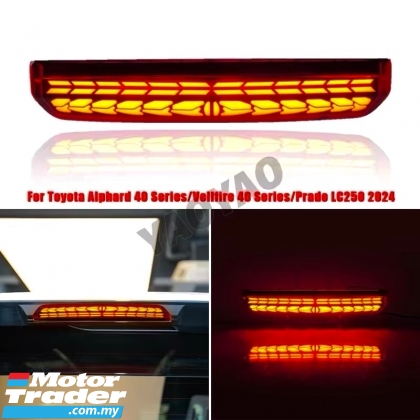 Toyota vellfire alphard AH40 2022 2023 2024 2025 rear spoiler third brake light led lamp bodykit body kit Exterior & Body Parts > Lighting 