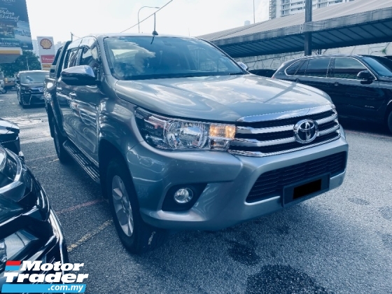 2017 TOYOTA HILUX 2.4 (A) Kulit Rekod Servis Penuh G VNT 64K KM