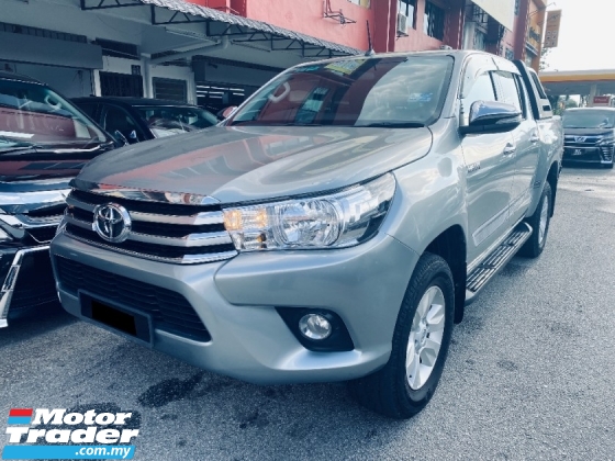 2017 TOYOTA HILUX 2.4 (A) Kulit Rekod Servis Penuh G VNT 64K KM