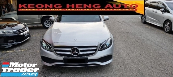 2017 MERCEDES-BENZ E-CLASS E200 2.0cc AVANTGARDE (FREE 2 YR WRTY) REGIS 2017