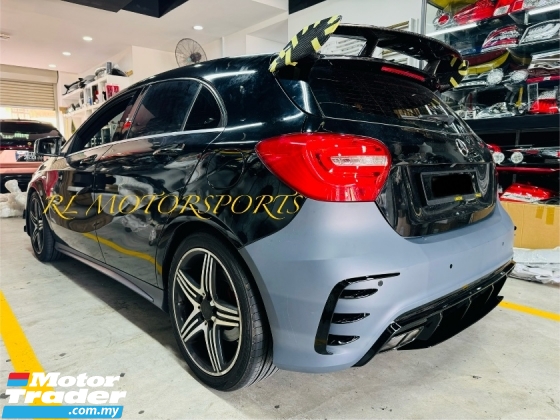 Mercedes Benz w176 A45 facelift AMG Bodykit front rear bumper side skirt diffuser grill grille body kit canard cover lip Exterior & Body Parts > Car body kits 