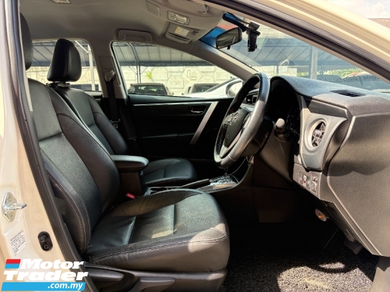 2018 丰田花冠ALTIS 1.8 G FACELIFT 无钥匙启动皮革相机