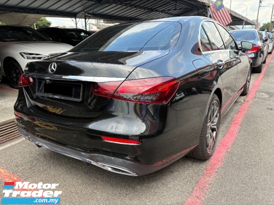 2021 MERCEDES-BENZ E-CLASS E300 AMG CKD Facelift Full Service Under Warranty 