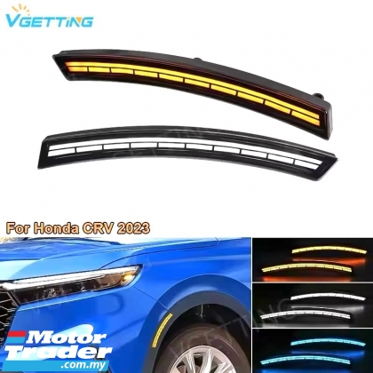 Honda crv 2023 2024 2025 front bumper side fender marker LED fog lamp light reflector foglamp foglight bodykit body kit Exterior & Body Parts > Lighting 