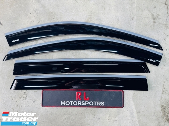 Mazda CX8 2018  2025 Injection Stainless Steel side window door sun rain Visor front rear CX 8 lip cover bodykit Exterior & Body Parts > Body parts 
