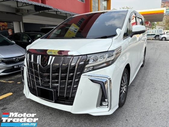 2017 TOYOTA ALPHARD 2.5 SC Facelift Reg 2020 Pilot Seat 360 Kamera 