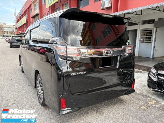 2015 TOYOTA VELLFIRE 2.4 ZG版Facelift Reg 2018 飞行员座椅P/靴子