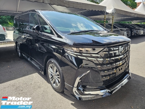 2023 TOYOTA ALPHARD 2.5 Z Moonroof Grade 6A Modellista Bodykit Pilot Seats 360 Cam HUD DIM BSM 