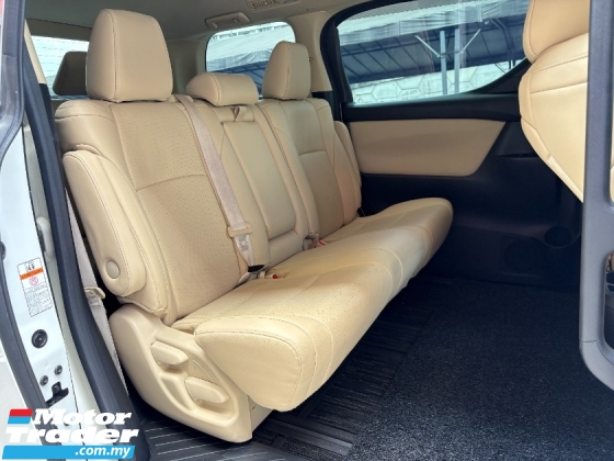2015 TOYOTA ALPHARD 2.5 (A) Facelift Modelista Kit Leather Seat Camera