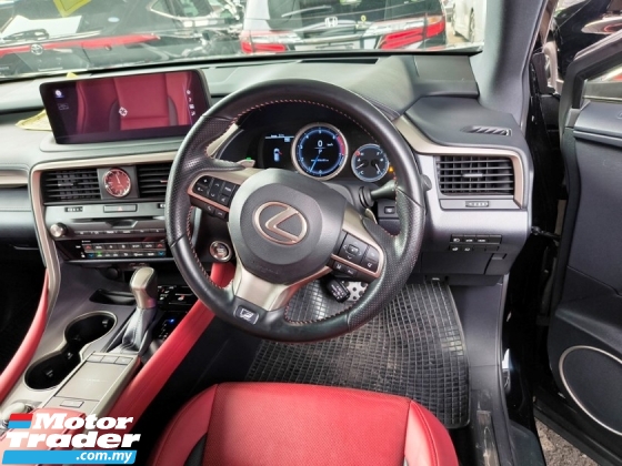 2020 LEXUS RX 300 2.0 F SPORT SUNROOF 360CAM RED-Leather