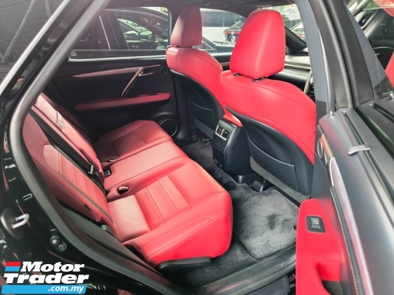 2020 LEXUS RX 300 2.0 F SPORT SUNROOF 360CAM RED-Leather