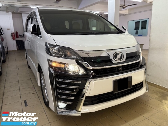 2014 TOYOTA VELLFIRE 2.4 Z Facelift Leather 7seater 2P/门摄像头 