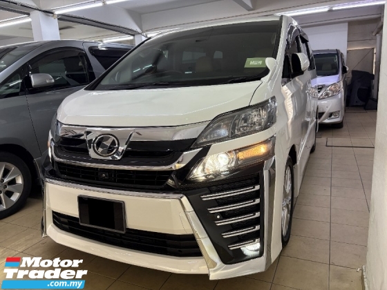 2014 TOYOTA VELLFIRE 2.4 Z Facelift Leather 7seater 2P/门摄像头 