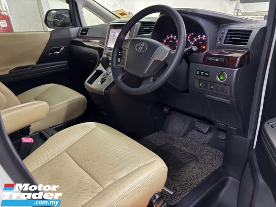 2014 TOYOTA VELLFIRE 2.4 Z Facelift Leather 7seater 2P/门摄像头 