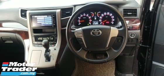 2012 TOYOTA VELLFIRE 2.4 搭配示范 (一个) 1 所有者, 升/密耳 - 108k km 1yr wrrty