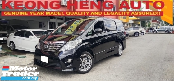 2009 丰田 ALPHARD 2.4cc S 车型 (一个) 1 所有者, L/MIL 90K公里, 1年保修期