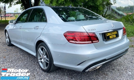 2016 MERCEDES-BENZ E-CLASS E250 2.0 (A) AMG LINE HIGH LOAN DEPOSIT RM300