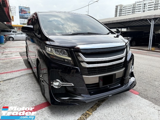 2016 TOYOTA ALPHARD 2.5 SC REG 2021 S/Bumbung Boof Boot Waranti Percuma