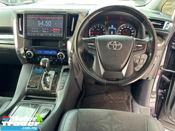 2016 TOYOTA ALPHARD 2.5 SC REG 2021 S/Bumbung Boof Boot Waranti Percuma
