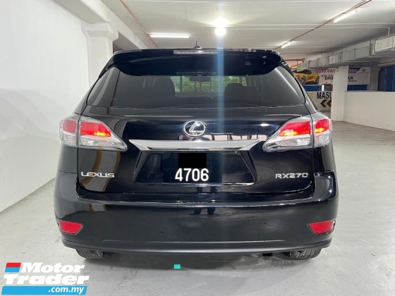 2012 LEXUS RX 270 2.7 POWER LEATHER SEATS SUNROOF 