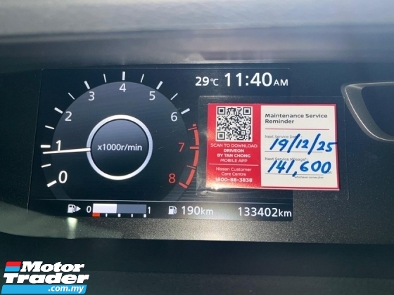 2018 NISSAN SERENA 2.0L HIGHWAY STAR FULL SERVICE RECORD