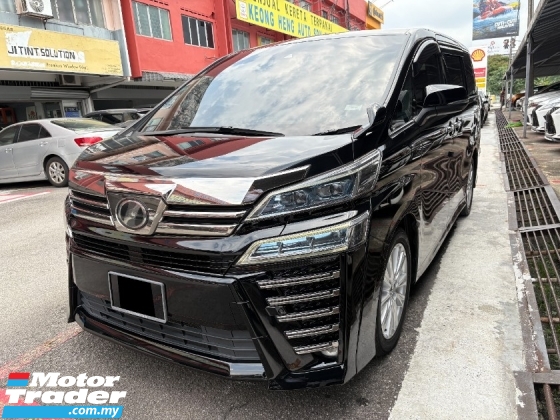 2018 TOYOTA VELLFIRE 2.5 ZA Facelift注册 2019 7座2p/门 
