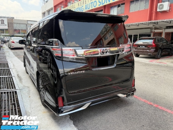 2015 Toyota Vellfire 2.5 ZG berdaftar 2018 facelift 360 Kamera 