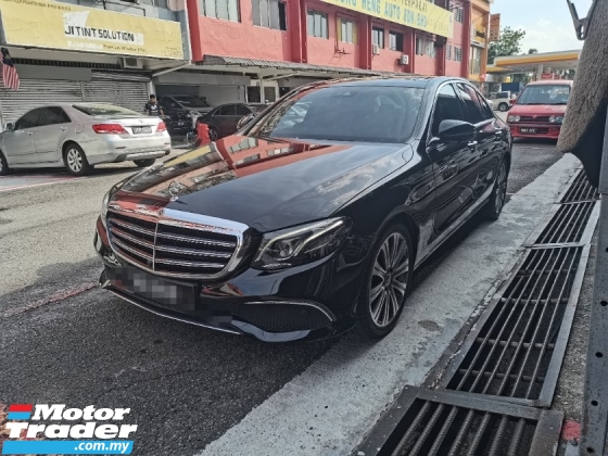 2019 MERCEDES-BENZ E-CLASS  MERCEDES BENZ E300 2.0cc EXCLUSIVE MODEL (A)