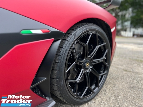 2019 LAMBORGHINI AVENTADOR SVJ LP7704, Original Matte Red, Comfort Seat 
