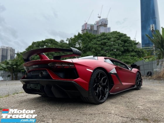 2019 LAMBORGHINI AVENTADOR SVJ LP7704, Original Matte Red, Comfort Seat 