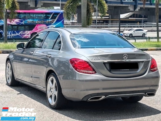 2015 MERCEDES-BENZ C-CLASS C200 2.0 (A) AVANTGARDE W205 CKD R CAMERA LEATHER 