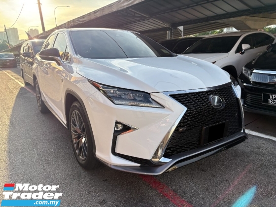 2017 LEXUS RX200T 2.0 (A) FSPORT Registered 2020 3LED Camera HUD PB