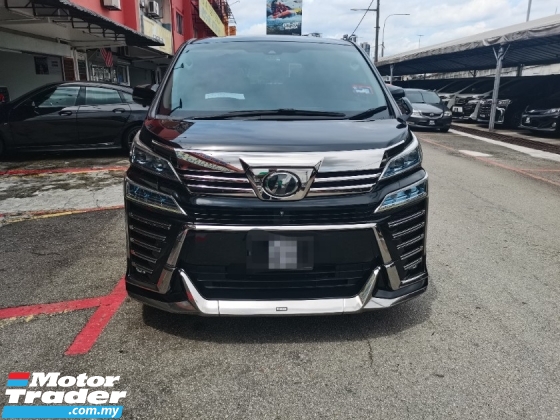 2018 TOYOTA VELLFIRE TOYOTA VELLFIRE 2.5 Z SUNROOF (A) REG 2021