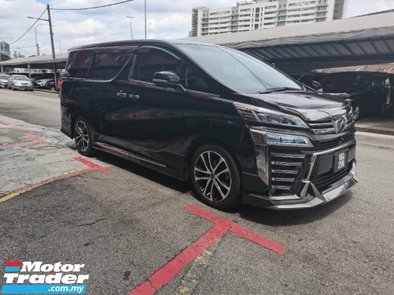 2018 TOYOTA VELLFIRE TOYOTA VELLFIRE 2.5 Z SUNROOF (A) REG 2021